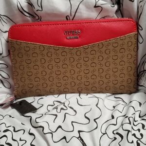 Womens guess Gleeson zip wallet